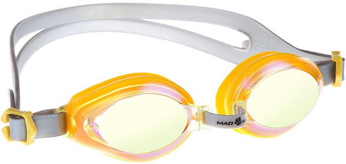 MAD WAVE AQUA RAINBOW Yellow - Swimming Goggles - Main image