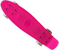 Master Penny Board Plastik 22" se svítícími kolečky, růžový - Penny Board