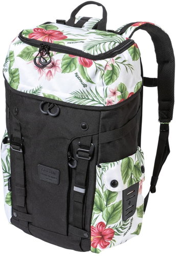 Meatfly Scintilla, White Tropical / Black, 26 l - City Backpack - Main image