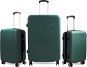 Aga Travel Sada cestovních kufrů MR4651 Tmavě zelená - Case Set