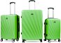 Aga Travel Súprava cestovných kufrov MR4653 Zelená - Sada kufrov