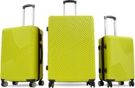 Aga Travel Sada cestovních kufrů MR4654 Žlutá - Case Set