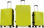 Aga Travel Sada cestovních kufrů MR4654 Žlutá - Case Set