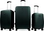 Aga Travel Sada cestovních kufrů MR4656 Tmavě zelená - Case Set