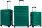 Aga Travel Sada cestovních kufrů MR4657 Tmavě zelená - Case Set