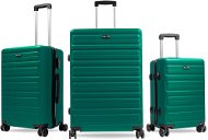 Aga Travel Sada cestovních kufrů MR4657 Tmavě zelená - Case Set