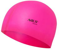 NILS Aqua Silikonová čepice NQC PK01 růžová - Koupací čepice