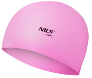 NILS Aqua Silicone Cap NQC Dots pink - Bathing Cap