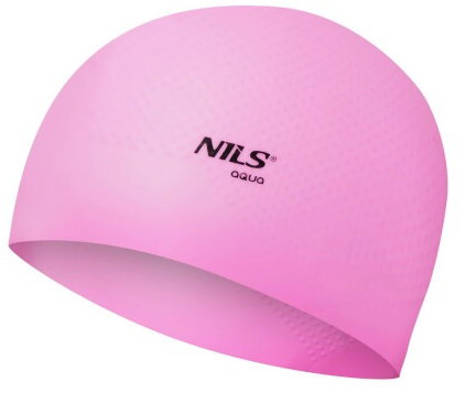 NILS Aqua Silicone Cap NQC Dots pink - Bathing Cap - Main image