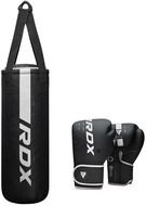 RDX Dětský boxovací pytel a rukavice F6 2FT Kara, bílý - Boxovací sada