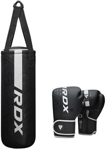 RDX Kids boxing bag and gloves F6 2FT Kara, white - Boxing Set - Main image