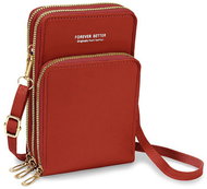 Kufryplus Mobile phone bag PB563 burgundy - Handbag
