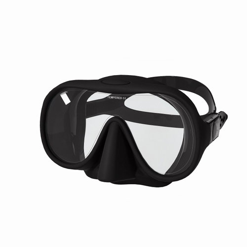 Dive Team Mask FRAMELESS antifog, black - Diving Mask - Main image