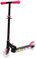 Story Kids scooter LED Party with glowing wheels, black and pink - Children's Scooter