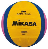 Mikasa Míč na vodní polo W6009W, žluto/modro/růžový - Water Polo Ball