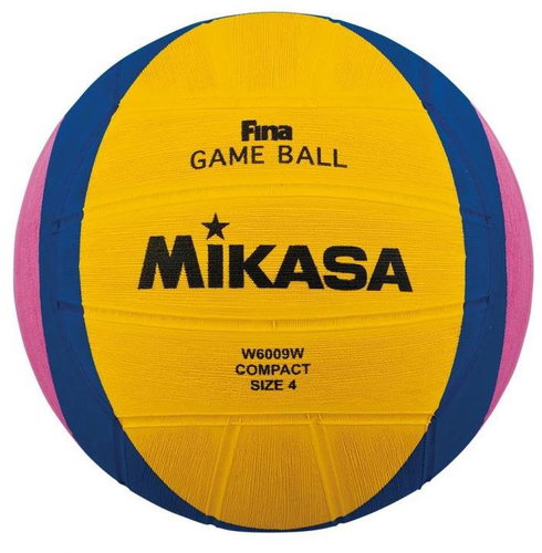 Mikasa Míč na vodní polo W6009W, žluto/modro/růžový - Water Polo Ball - Main image