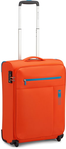 Roncato LITE SOFT S, bright orange, 55 × 40 × 20 cm, 2 wheels - Suitcase - Main image