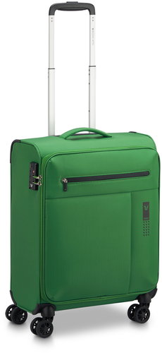 Roncato LITE SOFT S, bright green, 55 × 40 × 20 cm, 4 wheels - Suitcase - Main image