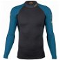 Neoprénové tričko Hiko Symbio New 1,5 mm, dl. rukáv XS, čierna/sherpa blue - Neoprenové triko