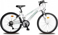 Olpran Falcon Sus dievčenský bielo/zelený - Detský bicykel