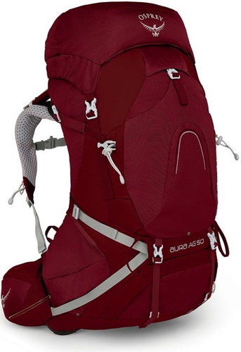 Osprey Aura Ag 50 Ii Gamma Red Wm - Tourist Backpack - Main image