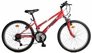 Olpran Falcon Sus 24" červený Lady - Detský bicykel