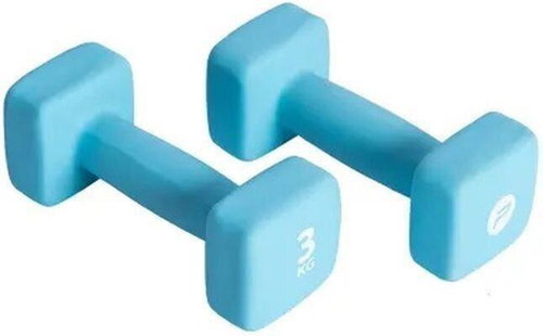 Pure2Improve Cast iron Neoprene P2I dumbbell, set 2 × 3 kg - Dumbell - Main image