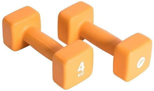 Pure2Improve Dumbbell cast iron Neoprene P2I, set 2 × 4 kg - Dumbell - Main image