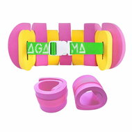 Agama SET, swimming belt SWIM + sleeves Agama EVA, 11 pieces/up to 22 kg, pink and yellow - Swim Belt
