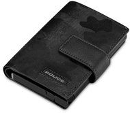 Shelf PELGD2206911 men's vegan leather, black with pattern - Wallet