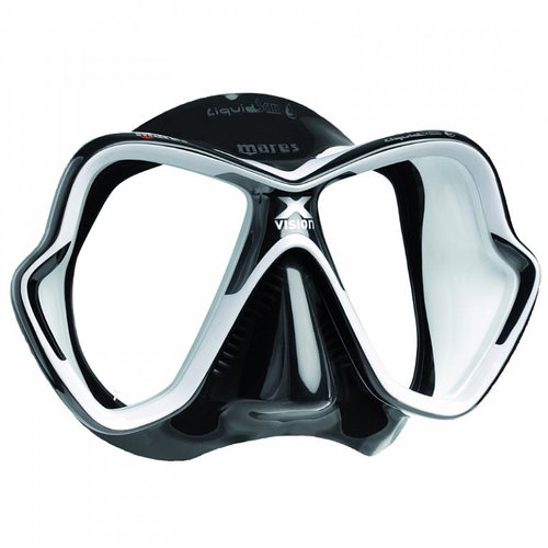 Mares X-Vision Ultra LiquidSkin, black/white - Diving Mask - Main image