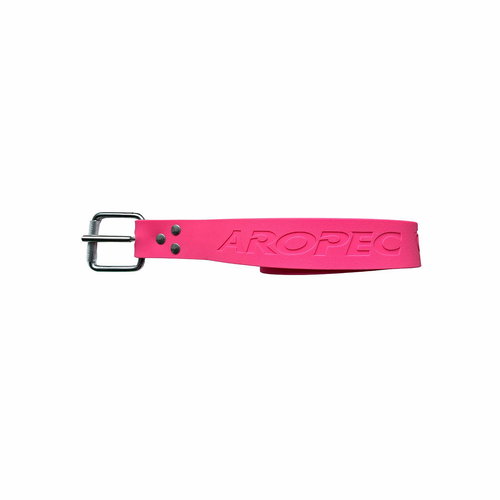 Aropec Premium Freediving rubber belt, pink - Weight Belt - Main image