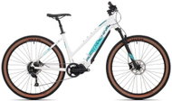 ROCK MACHINE Torrent e30-29 Easy Entry - 17.5" (M) Gloss White/Petrol/Neon Cyan - Electric Bike