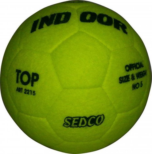 Indoor soccer ball MELTON FILZ - indoor soccer size 5 yellow - Football  - Main image