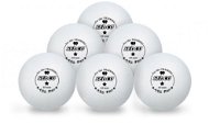 Table tennis balls SEDCO for TRAINING 1* CELL FREE 6pcs white - Table Tennis Balls