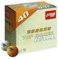 Balls DHS 3 stars -144 pcs CELULOID WHITE ACTION white - Table Tennis Balls