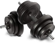 Sedco Nakládací činka, set 2 × 10 kg, cement - Činka