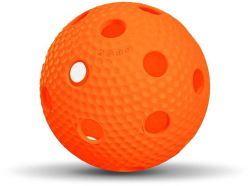Salming Aero Plus Ball orange multipack 12 pcs - Floorball Ball - Main image
