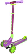 Story Party Children's 3-Wheeled Scooter with Light-Up LED Wheels, Purple-Green - Children's Scooter