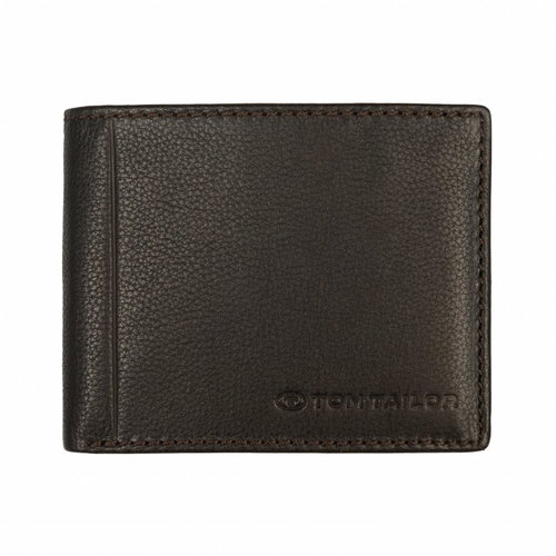 Tom Tailor Bela small leather wallet dark brown - Wallet - Main image