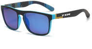 TXR Storm sports narrow sunglasses, black and blue - Sunglasses
