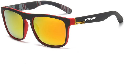 TXR Storm sports narrow glasses, black-orange - Sunglasses - Main image