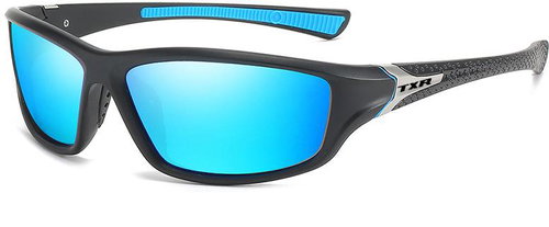 TXR Voxx sports sunglasses, black and blue - Sunglasses - Main image