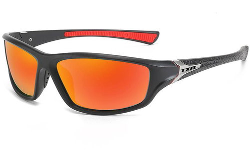 TXR Voxx sports sunglasses, black-orange - Sunglasses - Main image