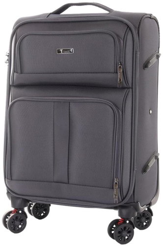 T-class - On-board travel case 932, grey, M - model 2024 - Suitcase - Main image