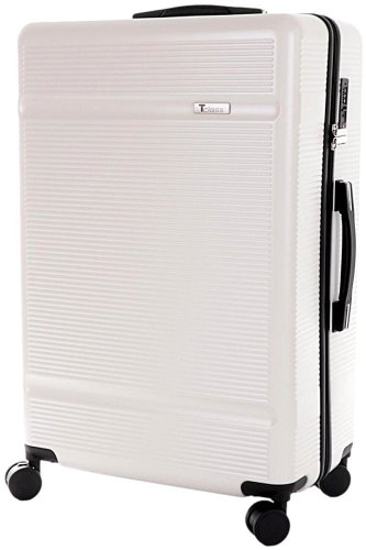 T-class - Large travel case 2218, white, XL - Suitcase - Main image