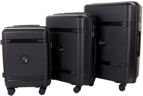 T-class - Set of 3 suitcases 2213 black - Case Set - Main image