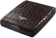 Tru Virtu Money & Cards Beluga - leather Croco Brown - Wallet