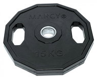 Tunturi Olympic disc, rubberized, 15 kg, square - Gym Weight