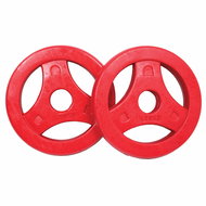Tunturi Rubberized Aerobic disc, 1,25 kg, pair - Gym Weight